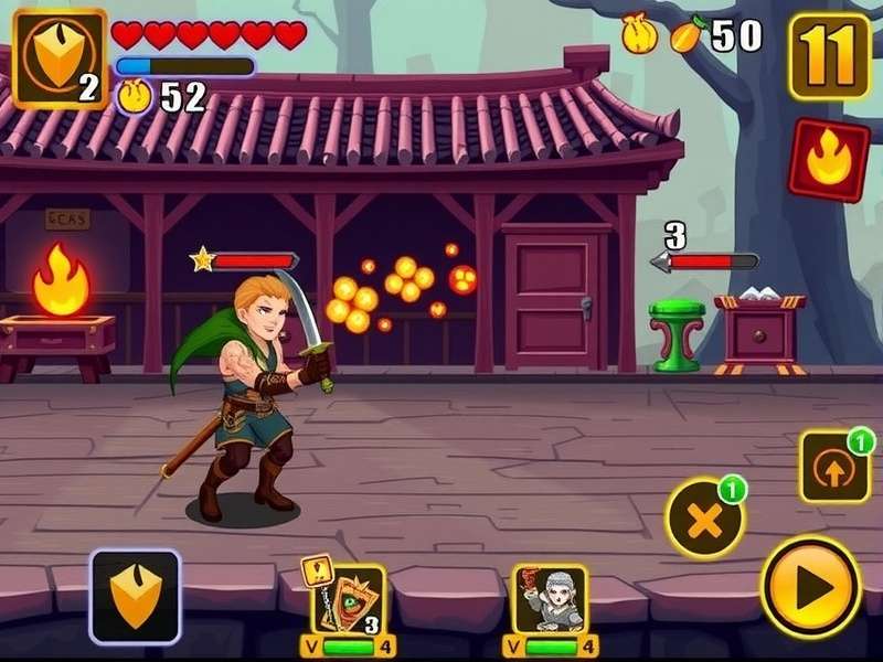 Ginger Warrior Challenge Game Screenshot